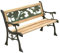 Garden Mile® Wooden Childrens Kids Garden Bench Seat Animal Noah's Ark Safari Outdoor Seating Chairs Cast Iron Strong Stable