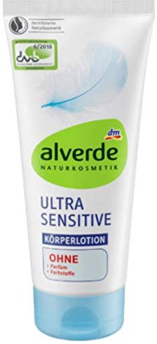 Körperlotion Ultra Sensitiv - Ohne Parfüm - Ohne Farbstoffe - Naturkosmetik - Für Sensibel/Empfindliche Haut - 200 ml