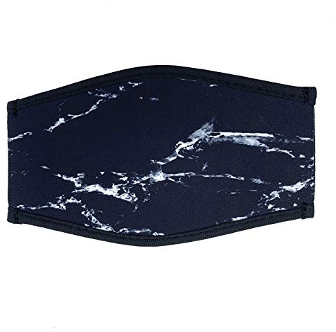 KOSTOO Neopren-Tauchmaske, Bandabdeckung, Slap Strap Wrap Pad, Wassersport, Tauchen, Freitauchausrüstung zum Schwimmen, Tauchen, Schnorcheln (schwarz)