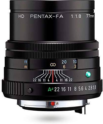 Pentax PENTAX-FA 77mmF1.9 Limited - Telefocale leggero, ad esempio per ritratti con rivestimento HD, per il sistema PENTAX K con sensore da 35 mm, 27880