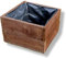 FKL DESIGN Home Deco Jardinière en Bois, Cache-Pot pour Jardin, terrasse, Caisse en Bois imprégné D26 (Bois de Rose, 40 x 40 x 28 cm)
