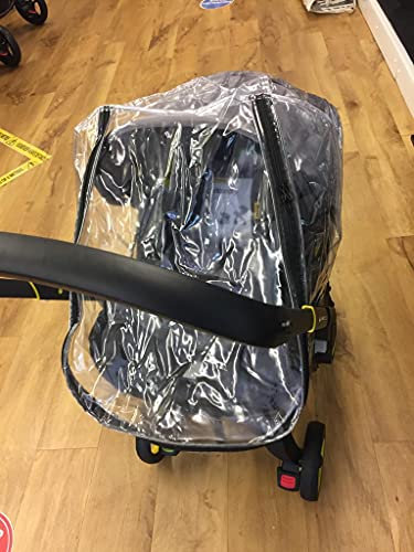 1stopbabystore Universal Doona Car seat raincover PVC Made in UK Will fit Doona X Venicci Maxi COSI Cabrio Pebble Plus Silvercross Ventura and Many More carseat