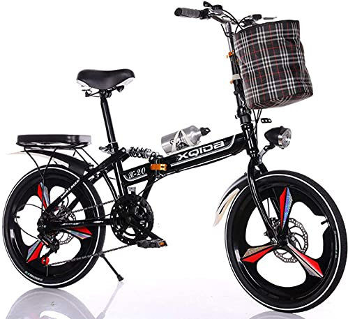 Faltrad Für Erwachsene, Unisex Faltrad Leichtes Und Robustes Faltrad, 20 Zoll Hubraum Freizeitrad City Faltrad B,20 in