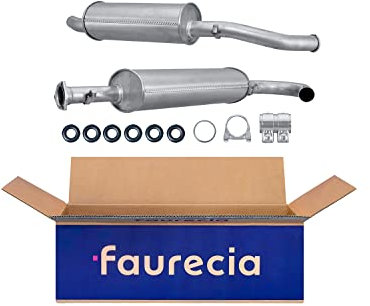 HELLA 8LD 366 027-321 Endschalldämpfer - Easy2Fit® Kit - hinten - zweiteilig - Set mit Anbauteilen