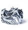 BlackAmazement 316L Edelstahl Ring Drache Dragon Größe 55-71 Biker Silber Herren (63 (20,1))