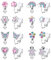 JeweBella 8 Paar Ohrclips Kinder Mädchen Clip on Ohrringe Ohne Ohrloch Herz Stern Blumen Regenbogen Schildkröten Niedlich Rosa Hypoallergene Ohrclips für Ohne Ohrlöcher Schmuck für Kinder Mädchen