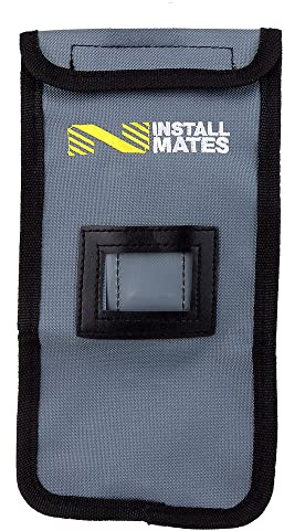 Installmates Cable Tie Pouch, Holds 7 Cable Ties (Grey)