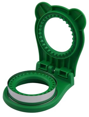 Coupe-sandwich vert – Parfait pour les sandwichs, les cookies et les créations de bricolage, coupe-sandwichs et scellant, dérouleur de sandwich sans croûte (rond)