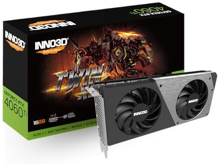Inno3D GeForce RTX 4060 Ti Twin X2, 16384 MB GDDR6