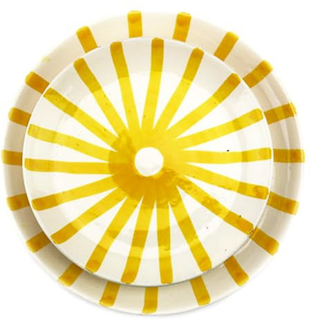 ARTIGIANATO VULCANO Piatto marocchino in ceramica set da 2