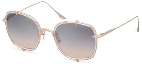 Dita TALON-THREE CRYSTAL CLEAR WHITE GOLD/PEACH SHADED 52/22/145 Unisex Sonnenbrillen
