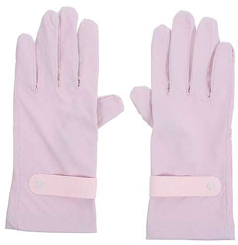 PACKOVE Biking Gloves 2 Pairs Purple Breathable Fitness Nylon Sporting Goods UV Protection Gloves