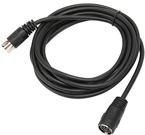 MIDI-DIN-6-Pin-Stecker-Verlängerungskabel, 6-Pin-Stecker auf Buchse, Audio-Adapter-Klinkenstecker-Kabel, 9,8 Fuß Langes MIDI-Kabel für Mikrofonaufnahmen, Mischen (3 Meter / 9,8