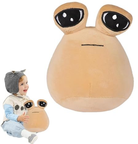 Esshogo Pou Puppet, Plüsch, Pou Plüsch Spielzeug, Alien-Plüsch, Pou, Pou Kuscheltier, Für Mädchen Jungen Kinder Geburtstag Geschenk