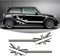 2 Stück Autotür-Seitenstreifen-Rock-Aufkleber Union Jack-Flagge Styling-Grafiken Karosserieaufkleber, für M=INI C=ooper S R56, für One JCW-Zubehör