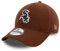 New Era Chicago White Sox Baseball Cap MLB Teamlogo 9Twenty Melton verstellbar Kappe braun - One-Size