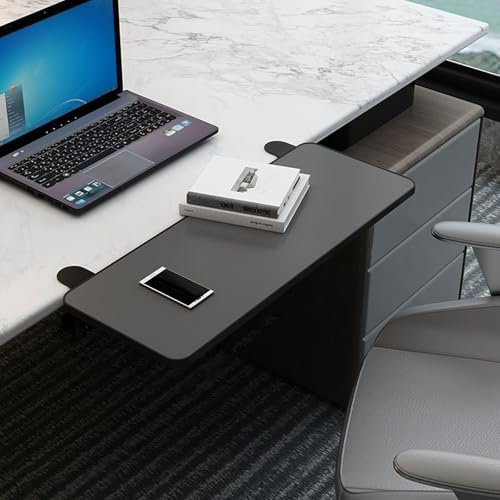 TapferBahn Desk Extender,Ergonomics Desk Extender Tray,Table Mount Desk Extender Shelf,Foldable Keyboard Tray,Desk Extender For Keyboard,Ergonomic,Foldable,For Home Or Office,Office Desks