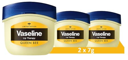 Vaseline Lip Therapy 7G Queen Bee | Pflegender Lippenbalsam für optimale Feuchtigkeit mit Honig | (Queen Bee (2er Pack))