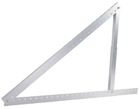 Eujgoov Supports de Montage de Panneaux Solaires de 41 Pouces, Kit Réglable en Alliage d'aluminium avec Pieds Inclinables de 15 à 30 pour Installation sur le Toit de Camping-car et le Bateau