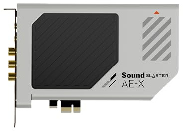 Creative Sound Blaster AE-X – Hochauflösende PCIe-DAC-Soundkarte mit diskretem Kopfhörerverstärker und AutoEq für PC