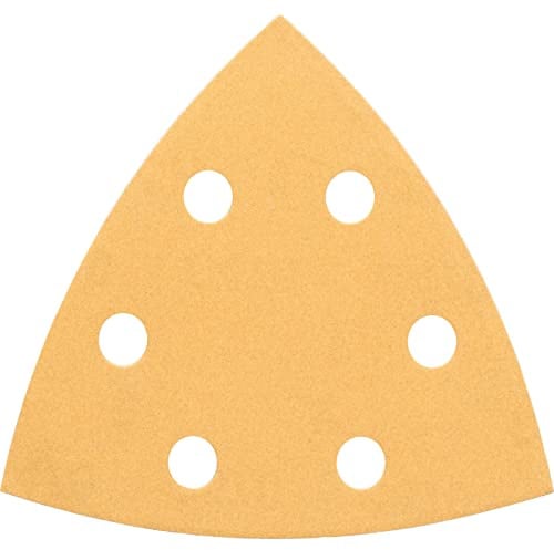 Bosch Professional Schleifblätter für Dreieckschleifer Holz und Farbe (50 Stück, 93 mm, Körnung 100, C470), Blau