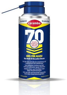 Caramba 70, Multifunktionsspray, Schmiermittel und Rostlöser, Sprühöl mit Verschleiß- und Korrosionsschutz, Tellerübergreifender Sprühkopf, 100 ml