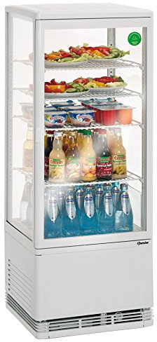 Bartscher Mini Kühlvitrine 98L weiß 84185019 Art. 700198G