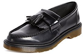 Dr. Martens Tassel Loafer, Mocassino Unisex-Adulto, Black Smooth, 42 EU