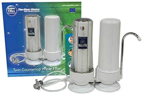 Original Aquafilter® 2-Stufen Auftisch Wasserfilter (OHNE Kartuschen)