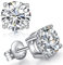 Boucle Doreille Homme Diamant Boucles D'Oreilles En Argent Pour Femmes Et Hommes Clou D'Oreille Zirconium Boucle D'Oreille Homme Brillante Plaque Or Blanc