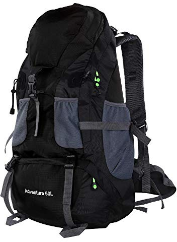 Wanderrucksack 50L, großer für Reisen und Camping