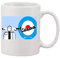 Bedruckte Tasse mit Vespa-Scooter