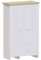 Vida Designs Arlington Wardrobe 3 Door 2 Drawer Bedroom Furniture Clothes Rail Storage (White)