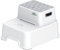 BlueSnail Tritthocker Kinder und Kleinkind 2 Stufen, Anti-Rutsch, Kinderhocker Badezimmer, küchentritt Kind und tritthocker Kinder Toilette (Weiß)