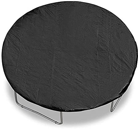 Ledph Abdeckplane Trampolin 305 cm, Trampolinabdeckung Wetterschutzplane, PE Trampoline Cover, Schwarz Trampolin Wetterschutzplane, ReißFest, Uv-BestäNdig
