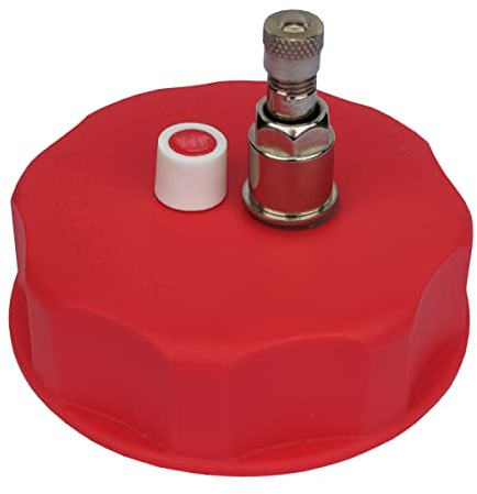 BALLIIHOO 2 Inch Co2 Control Cap - Barrel Cap with Vent, Pressure Top Up and Test Valve