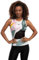 SIROKO - Ärmelloses Fahrradbaselayer für Damen Amazonas - L-XL - Weiß/Kühles Grün
