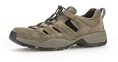 Pius Gabor Herren Sneaker Low,Halbschuhe,zertifiziertes Leder,Wechselfußbett,Freizeitschuhe,Turnschuhe,Laufschuhe,lt.Brown,45 EU / 10.5 UK