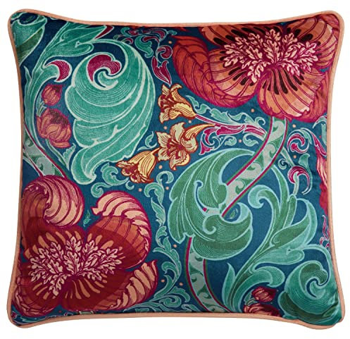Laurence Llewelyn-Bowen - Down The Dilly Kissen gefüllt 43 x 43 cm in Blau