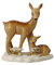 Goebel Figur Rehe im Schnee - Winterwald Weihnachten