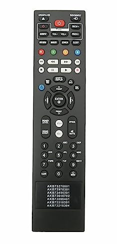 AULCMEET AKB73615702 AKB73095401 AKB73275501 AKB72975301 AKB73495301 AKB73315301 AKB73215304 Ersatzfernbedienung Kompatibel mit LG Blu-ray DVD Player LHB336 HB906SB HB906TA W96 HX551 HX561