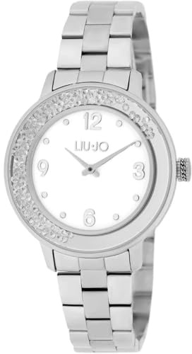 LIU JO Time Damen Armbanduhr 36mm Edelstahl, in der Farbe Silber, Quarz, TLJ2056