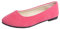 Flat Shoes for Women Slip On Comfortable Walking Ballerina Shoes Ladies Cute Ballet Flats Pumps Low Wedge Dolly Shoes Pink, 3.5 UK