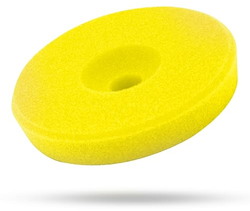 Liquid Elements Centriforce V2 Polierpads 125mm, Gelb Medium Cut, 10 Stück | Polierschwamm, speziell entwickelte Fräsung, optimierte Ergebnisse, Auto Polieraufsatz, für Poliermaschinen