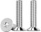 Drenky Vite a Testa Svasata M8 X 30mm Viti Testa Svasata con Esagono Incassato DIN 7991 / ISO 10642 Antiruggine Viti M8 Acciaio Inox A2 V2A Bullone Meccanico, 10 Pezzi, Argento