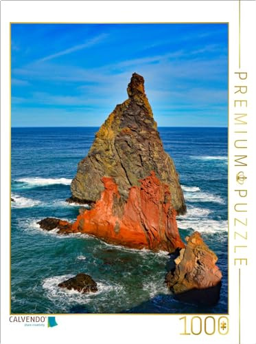 CALVENDO Puzzle Bizarre Felsen bei Ponta de Sao Lourenco | 1000 Teile Lege-Größe 64 x 48 cm Foto-Puzzle für glückliche Stunden