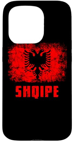Albanien Albanische Flagge Stolze Wurzel Albaner Hülle für iPhone 15 Pro