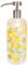 Now Designs Zitronen-Seifenspender aus Glas mit Edelstahlpumpe, 473 ml