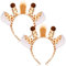 Chuangdi 2 Stück Tier Haarreife Zootiere Ohren Stirnband Tierohren Kostüm Haarreif Tiermotiv Party Kopfschmuck für Erwachsene Schminken Halloween Party Geschenk(Giraffe)