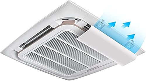 LWKJPBPP Decken-Zentralklimaanlage Windrichtungsabweiser, Einstellbarer Klimaanlagenflügel Anti-Direktblasen Split-Klimaanlagen-Windschutzscheibe